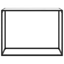 vidaXL fehér edzett üveg tálalóasztal 100 x 35 x 75 cm