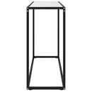 vidaXL fehér edzett üveg tálalóasztal 100 x 35 x 75 cm