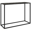vidaXL fekete edzett üveg tálalóasztal 100 x 35 x 75 cm