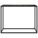 vidaXL fekete edzett üveg tálalóasztal 100 x 35 x 75 cm