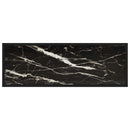 vidaXL fekete edzett üveg tálalóasztal 100 x 35 x 75 cm