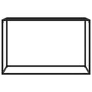 vidaXL fekete edzett üveg tálalóasztal 120 x 35 x 75 cm