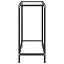 vidaXL átlátszó edzett üveg tálalóasztal 60 x 35 x 75 cm