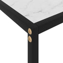 vidaXL fehér edzett üveg tálalóasztal 80 x 35 x 75 cm