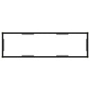 vidaXL átlátszó edzett üveg tálalóasztal 120 x 35 x 75 cm