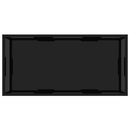 322898 vidaXL Coffee Table Black 100x50x35 cm Tempered Glass