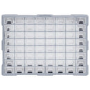 vidaXL többfiókos szervező 64 fiókkal 52 x 16 x 37,5 cm