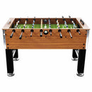 vidaXL világosbarna és fekete csocsóasztal 60 kg 140 x 74,5 x 87,5 cm