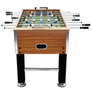 vidaXL világosbarna és fekete csocsóasztal 60 kg 140 x 74,5 x 87,5 cm