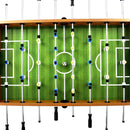 vidaXL világosbarna és fekete csocsóasztal 60 kg 140 x 74,5 x 87,5 cm