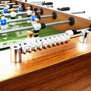 vidaXL világosbarna és fekete csocsóasztal 60 kg 140 x 74,5 x 87,5 cm