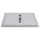 vidaXL négyszögletes rozsdamentes acél esőztető zuhanyrózsa 30x30 cm