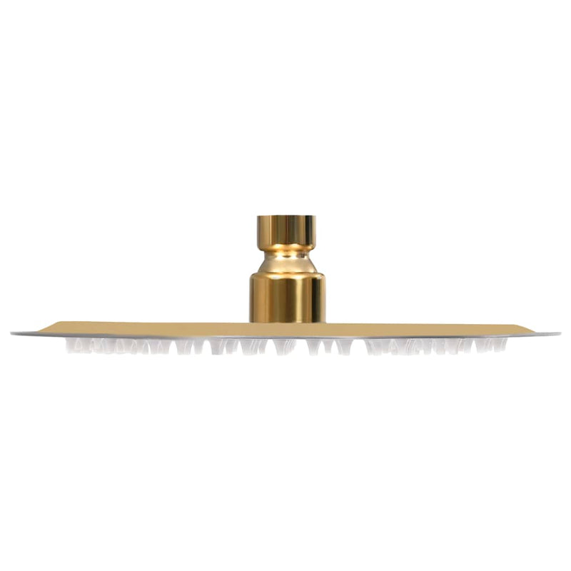 vidaXL aranyszínű kerek rozsdamentes acél esőztető zuhanyrózsa 20 cm