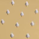 vidaXL aranyszínű négyszögletes rozsdamentes acél esőztető zuhanyfej 30x20 cm