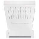 vidaXL ezüstszínű 201 típusú rozsdamentes acél fali zuhanyfej