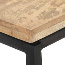 vidaXL tömör mangófa tálalóasztal 110 x 35 x 75 cm