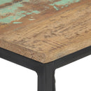 vidaXL tömör újrahasznosított fa tálalóasztal 110 x 35 x 75 cm