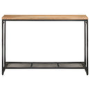 vidaXL tömör akácfa tálalóasztal 110 x 35 x 75 cm