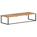 vidaXL tömör akácfa ruhafogas természetes éllel 100 x 35 x 22 cm