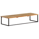 vidaXL tömör akácfa ruhafogas természetes éllel 100 x 35 x 22 cm
