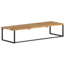 vidaXL tömör akácfa ruhafogas természetes éllel 100 x 35 x 22 cm