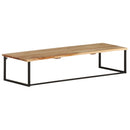 vidaXL tömör akácfa ruhafogas természetes éllel 100 x 35 x 22 cm