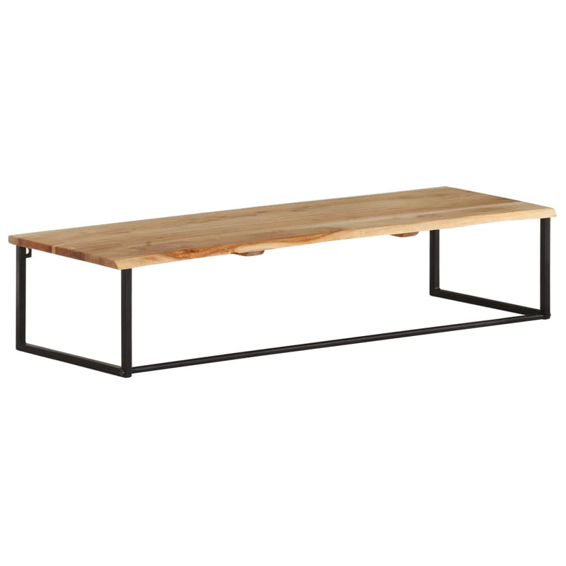 vidaXL tömör akácfa ruhafogas természetes éllel 100 x 35 x 22 cm