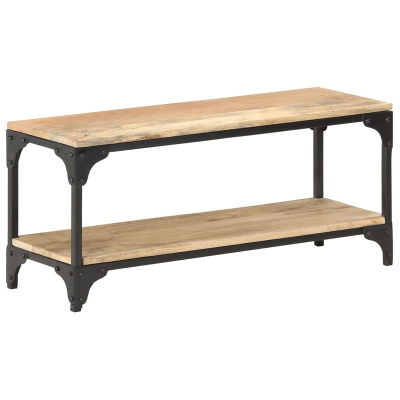 vidaXL tömör mangófa dohányzóasztal 90 x 30 x 40 cm