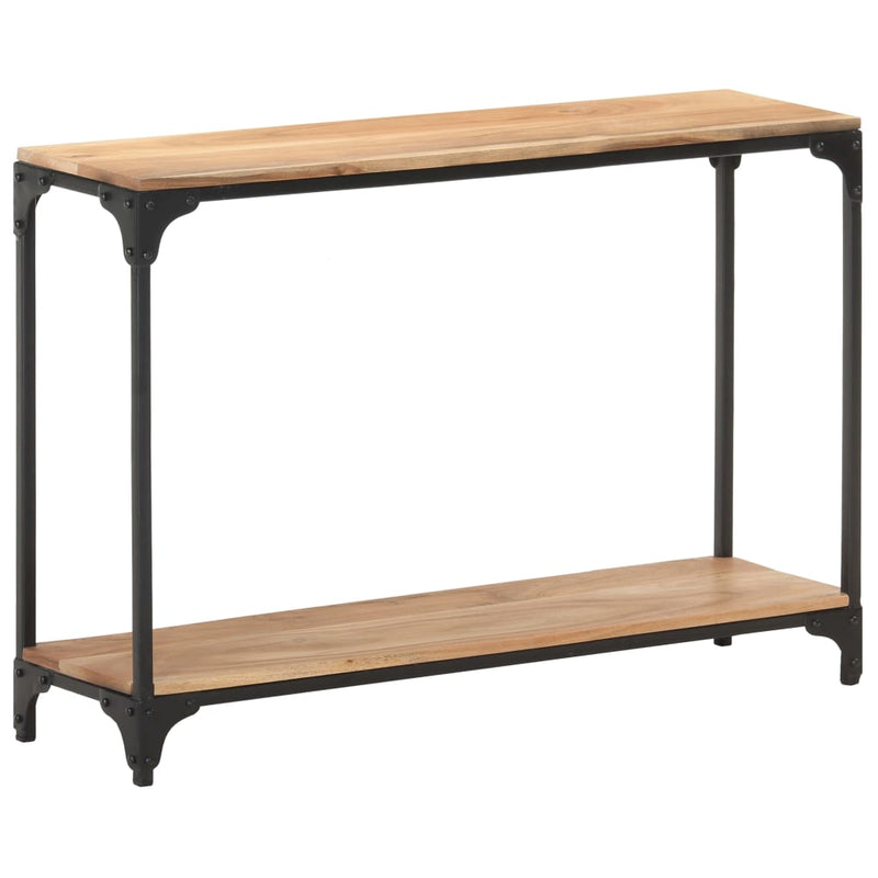 vidaXL tömör akácfa tálalóasztal 110 x 30 x 75 cm