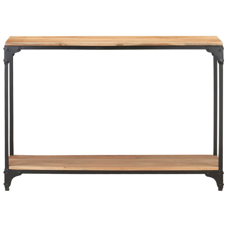 vidaXL tömör akácfa tálalóasztal 110 x 30 x 75 cm
