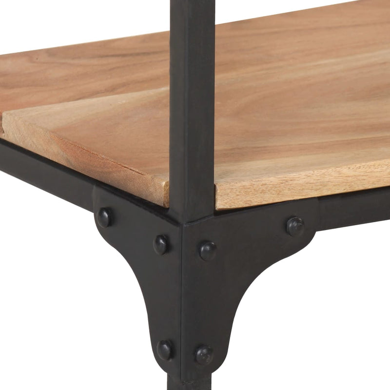 vidaXL tömör akácfa tálalóasztal 110 x 30 x 75 cm