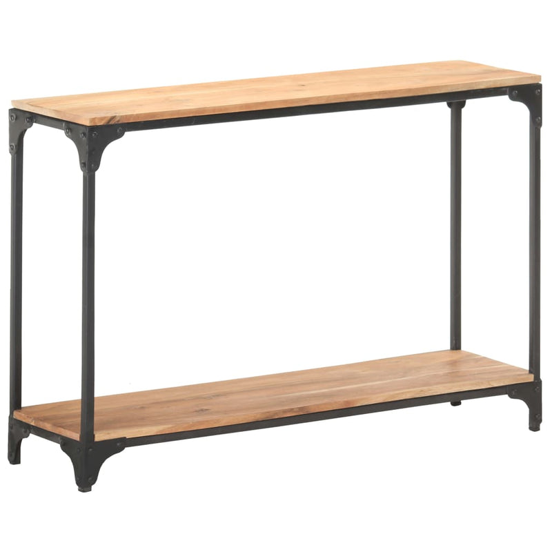 vidaXL tömör akácfa tálalóasztal 110 x 30 x 75 cm