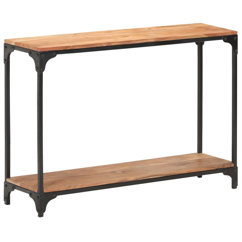 vidaXL tömör akácfa tálalóasztal 110 x 30 x 75 cm