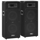 vidaXL 2 db professzionális fekete passzív hifi színpadi hangfal 1000W
