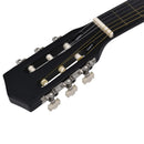 vidaXL fekete 3/4-es klasszikus gitár és tok kezdőknek 36"