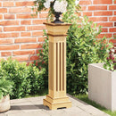 vidaXL klasszikus faszínű MDF szögletes oszlop virágállvány 17x17x66cm