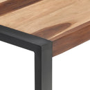 vidaXL tömör fa étkezőasztal paliszander felülettel 120 x 60 x 75 cm