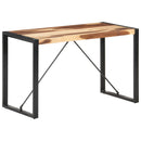 vidaXL tömör fa étkezőasztal paliszander felülettel 120 x 60 x 75 cm