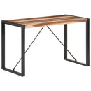 vidaXL tömör fa étkezőasztal paliszander felülettel 120 x 60 x 75 cm