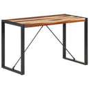 vidaXL tömör fa étkezőasztal paliszander felülettel 120 x 60 x 75 cm