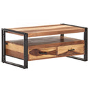 vidaXL tömör akácfa dohányzóasztal 100 x 55 x 45 cm