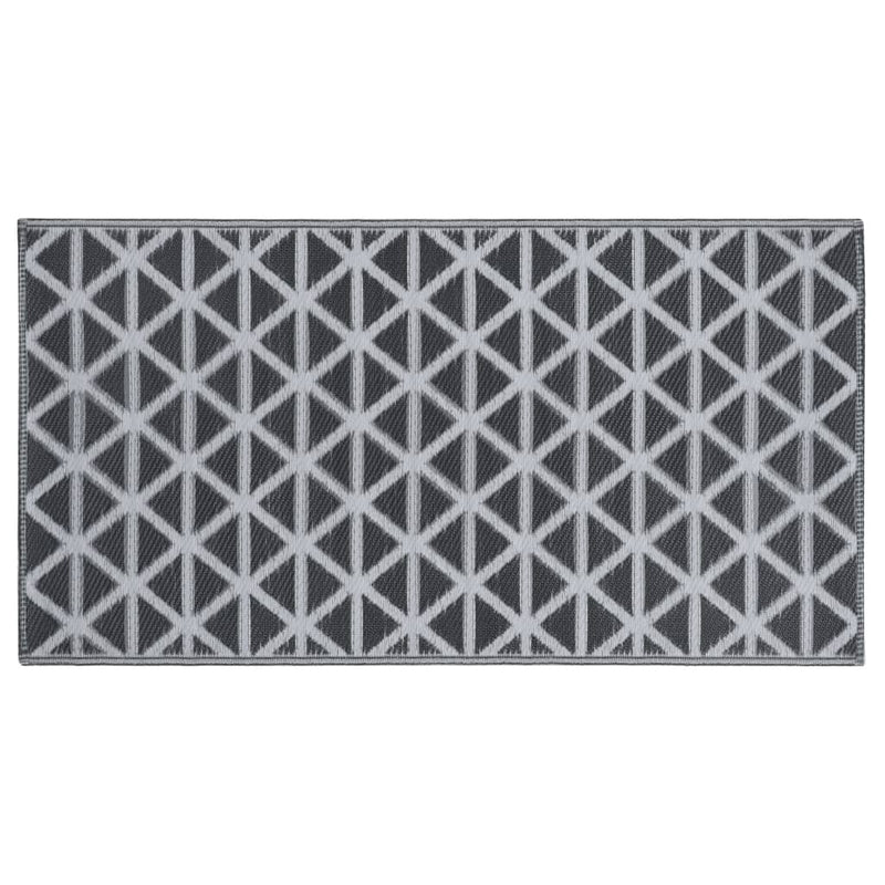 vidaXL kültéri szőnyeg ARAKIL fekete 120x180 cm PP