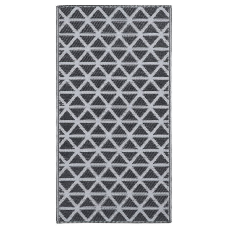 vidaXL kültéri szőnyeg ARAKIL fekete 160x230 cm PP