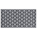 vidaXL kültéri szőnyeg ARAKIL fekete 160x230 cm PP