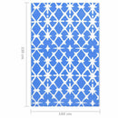 vidaXL kültéri szőnyeg ARAKIL kék-fehér 160x230 cm PP