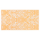 vidaXL ARAKIL narancssárga-fehér PP kültéri szőnyeg 160 x 230 cm
