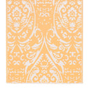 vidaXL ARAKIL narancssárga-fehér PP kültéri szőnyeg 160 x 230 cm