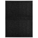 vidaXL fekete kimosható lábtörlő 90 x 120 cm