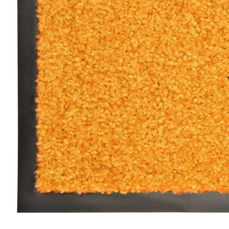vidaXL narnacssárga kimosható lábtörlő 90 x 150 cm