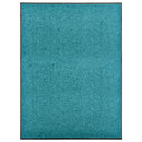 vidaXL ciánkék kimosható lábtörlő 90 x 120 cm